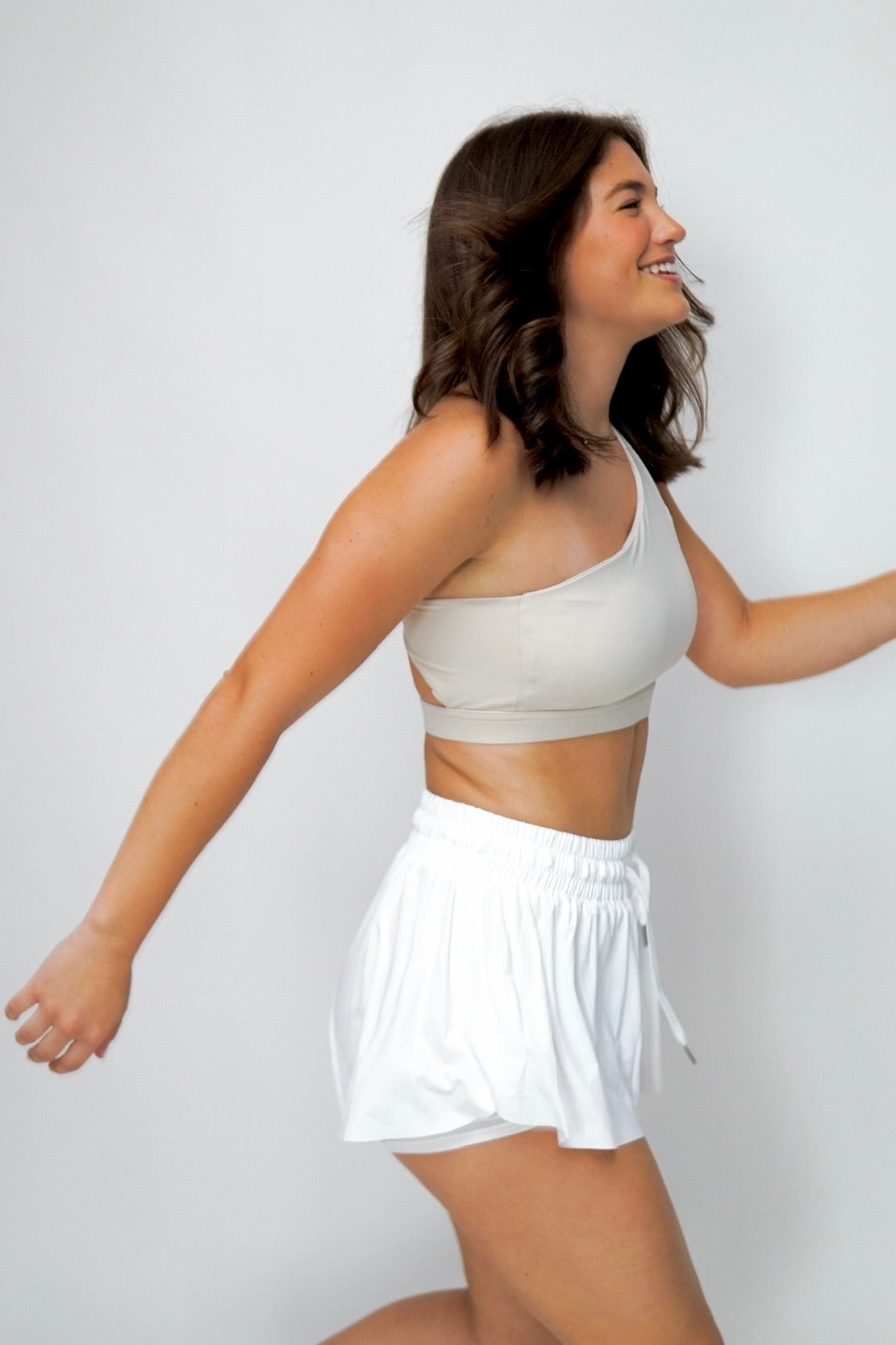 Running Shorts White
