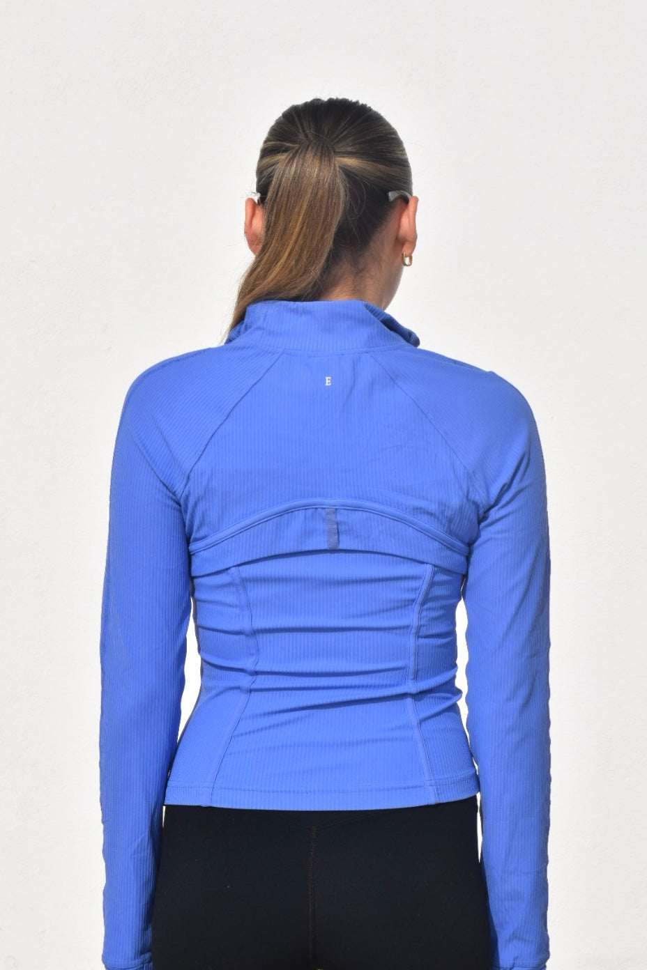 Blue Cropped Jacket