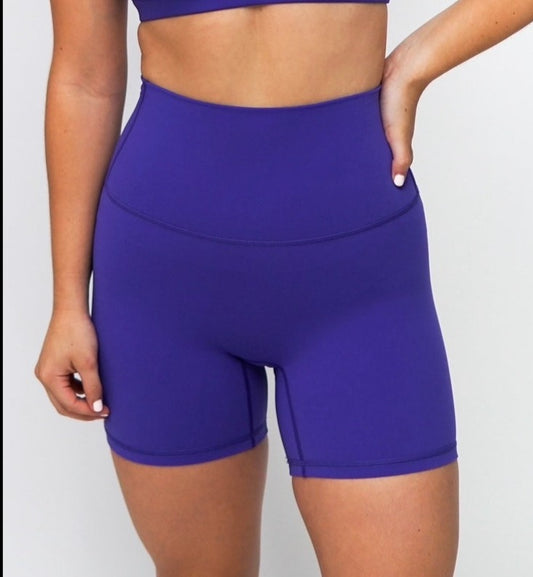 Purple Bikers Shorts