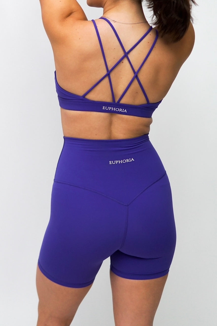 Purple Bikers Shorts