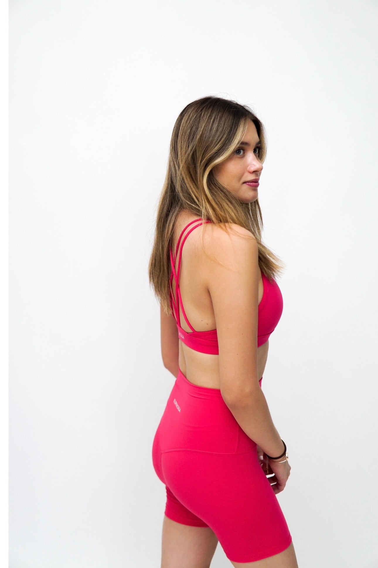 Hot Pink Bikers Shorts