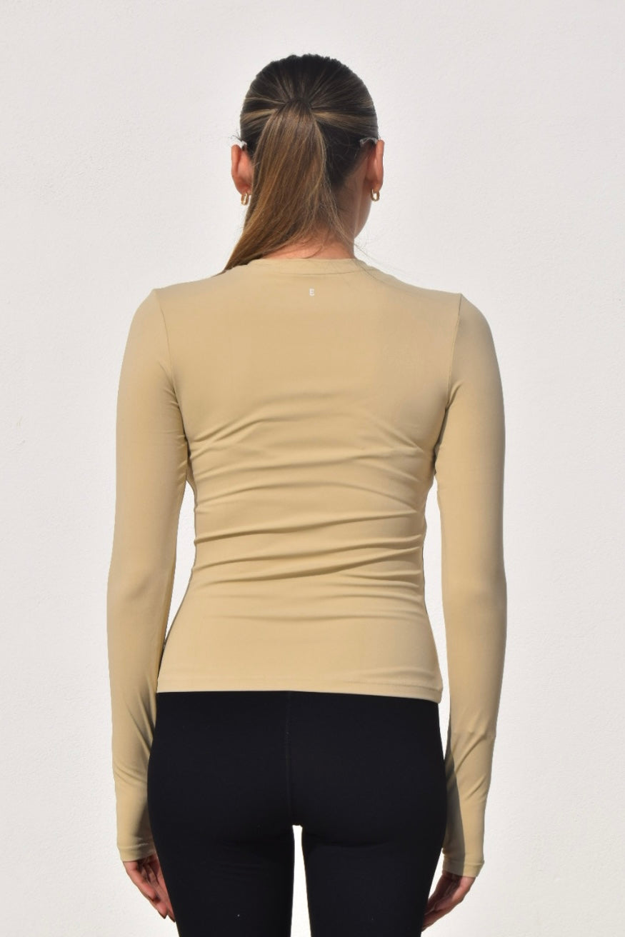 Sand Long Sleeve Top