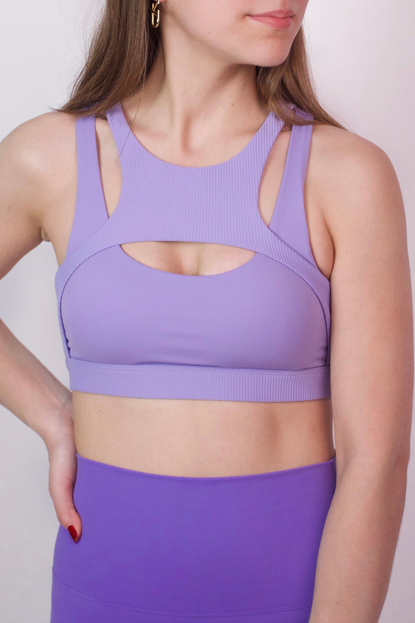 Double String Purple Top