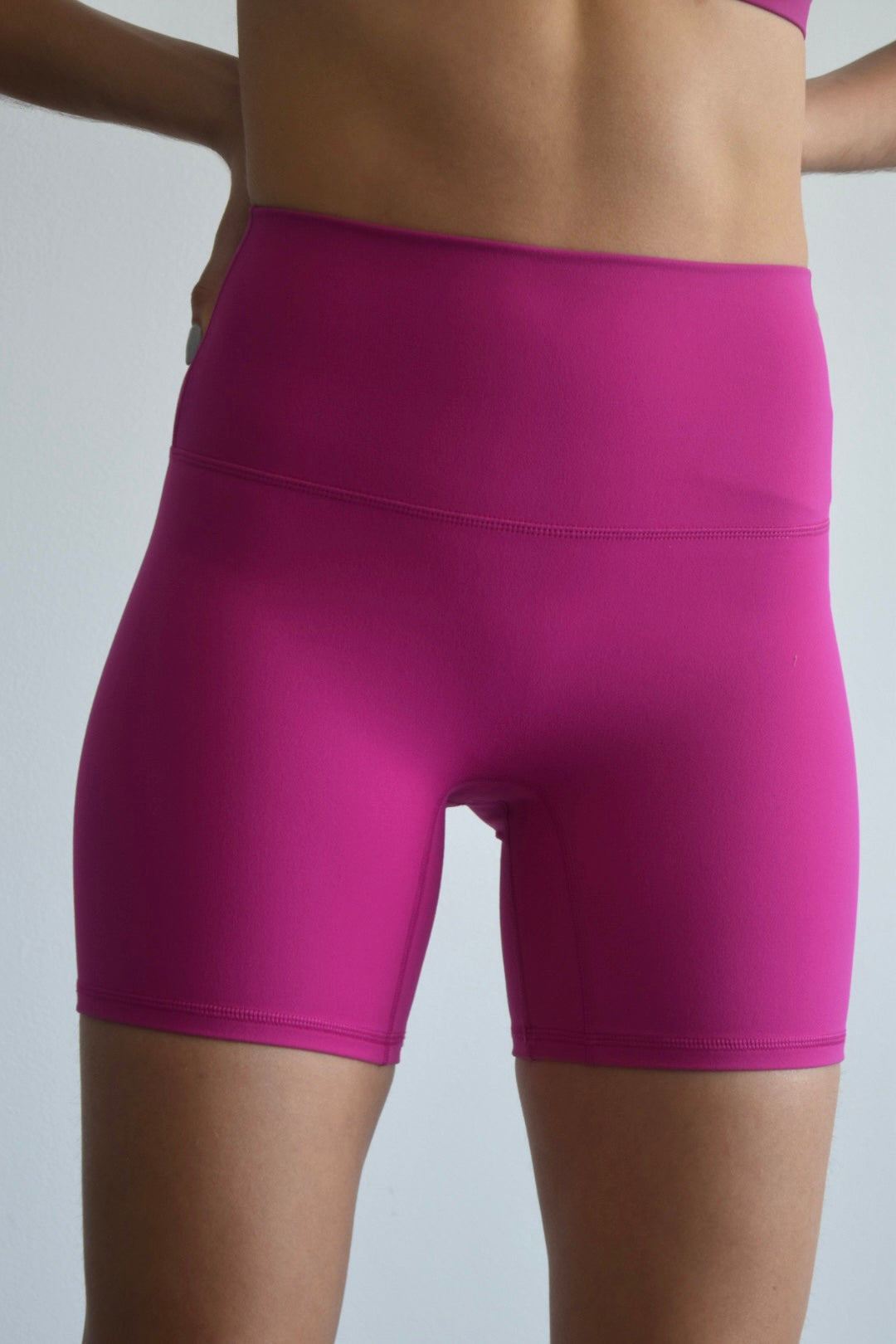 Magenta Biker Shorts