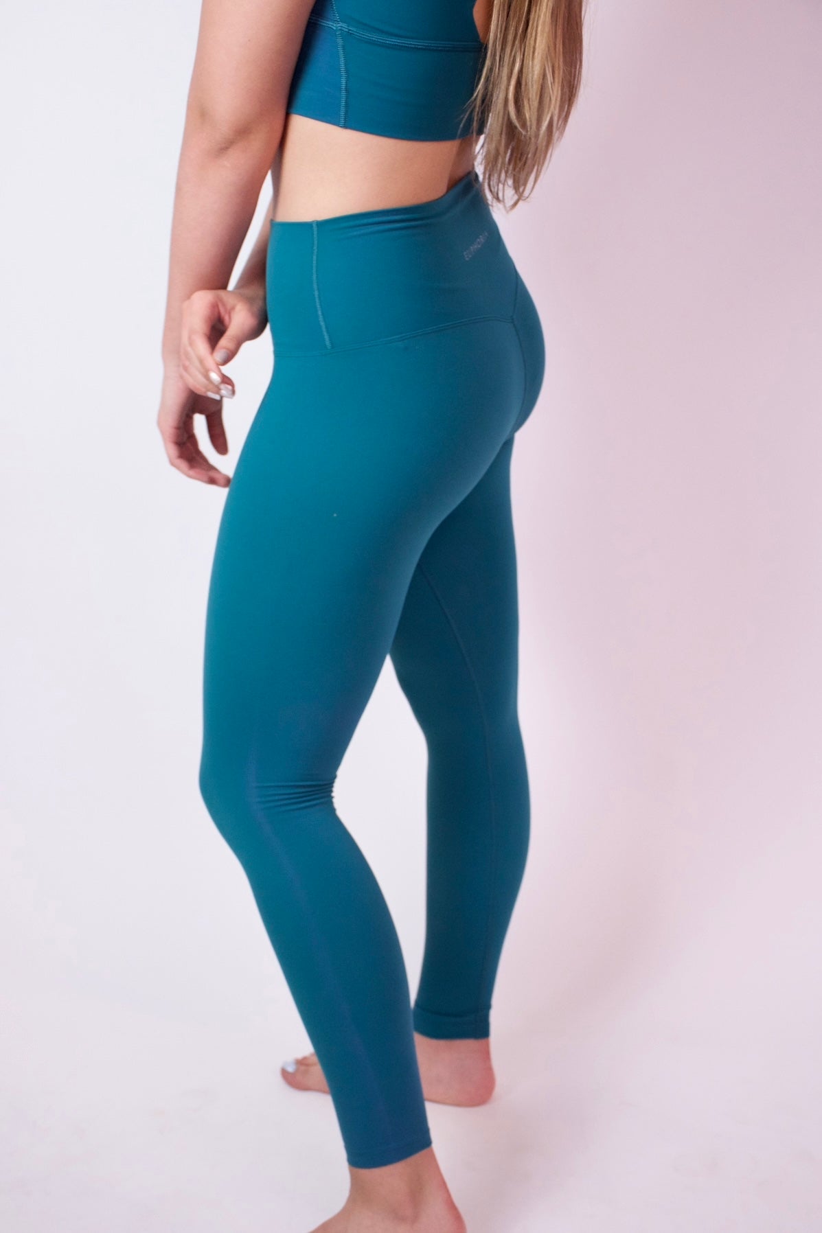 Aqua blue sports leggings – Euphoria Activewear