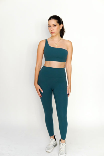 Green Ribbed Top
