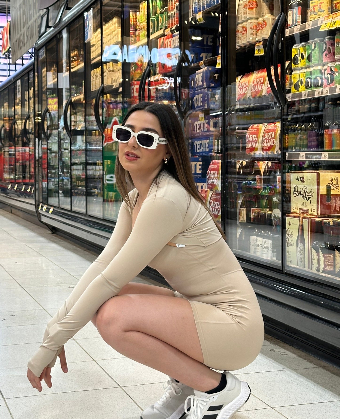 Sand White Onesie