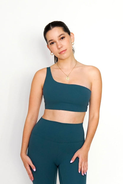 Green Ribbed Top