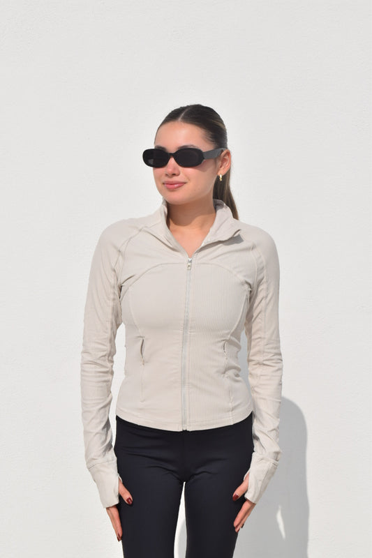 Sand Cropped Jacket
