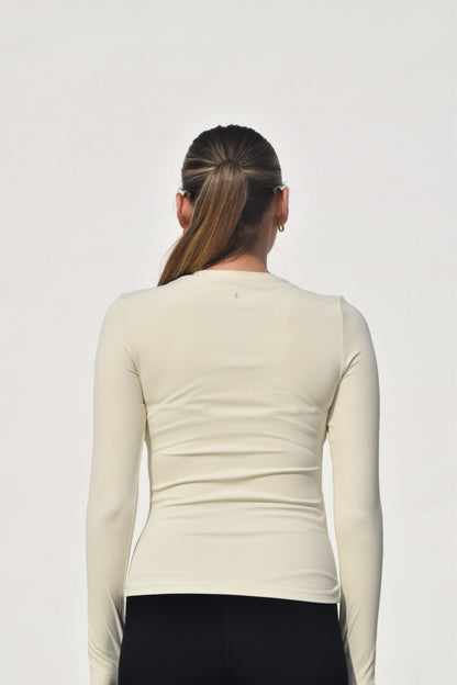 White Long Sleeve Top