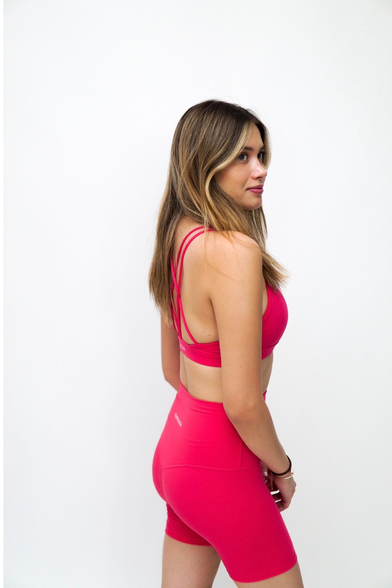Cross Top Hot Pink