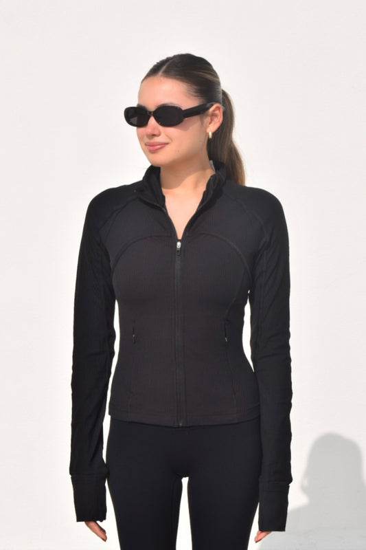 Black Cropped Jacket