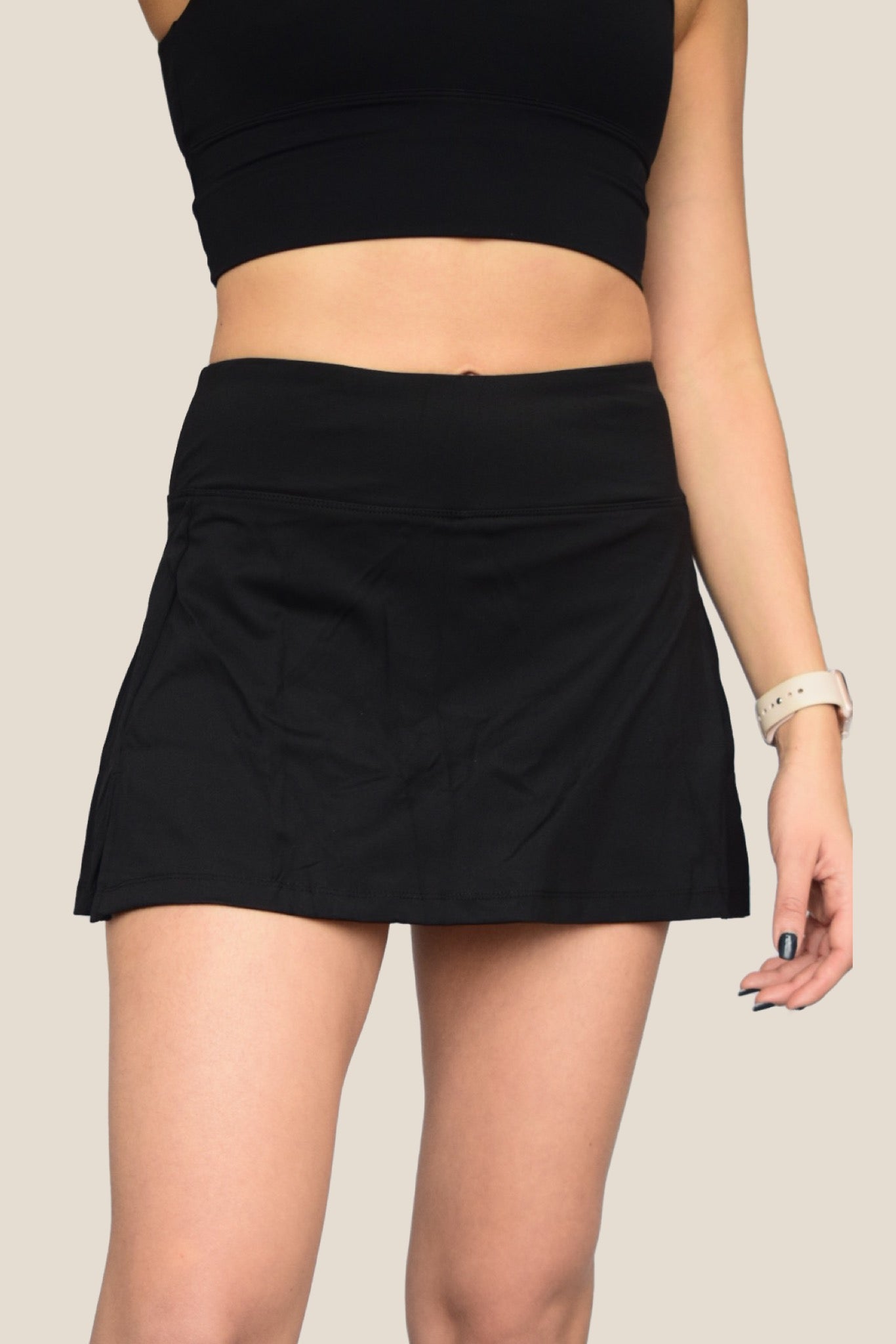 Black Tennis Skirt
