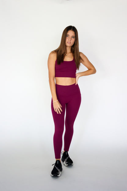 Burgundy Leggings