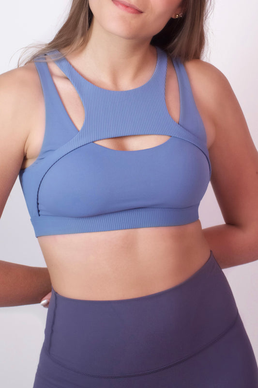 Double String Blue Top