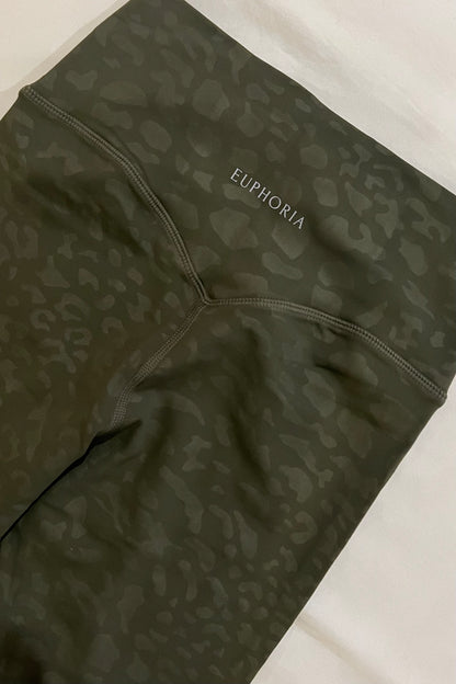 Green Print Leggings