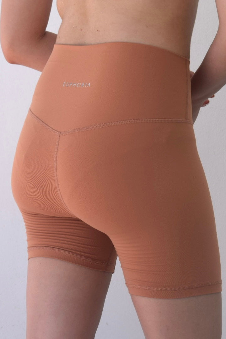 Honey Orange Biker Shorts